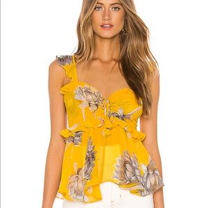 Misa Los Angeles XS Yellow Top